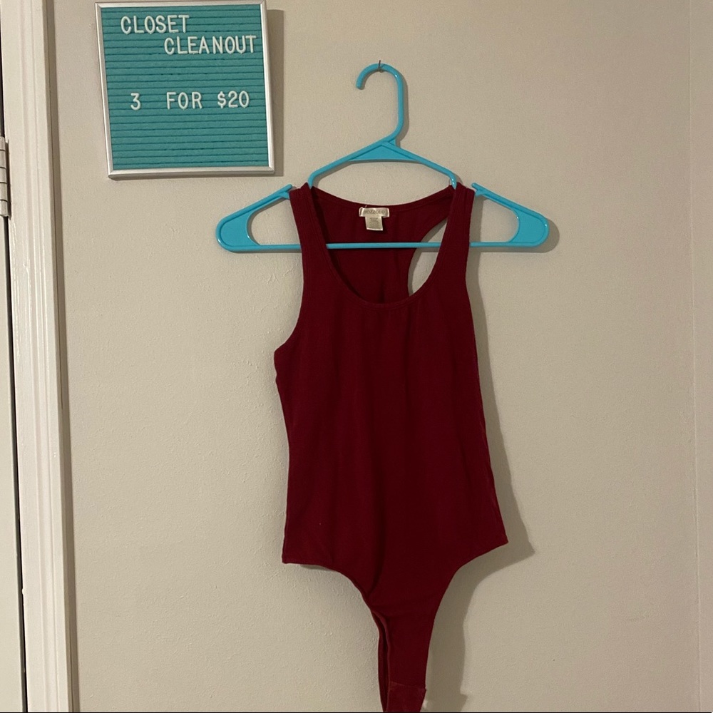 3for$20 never worn maroon bodysuit